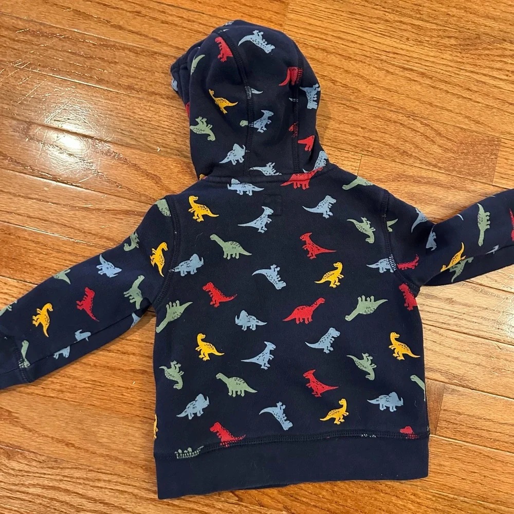 Gap Baby Boy Dino Sweatshirt 18-24 Months - Picture 2 of 3